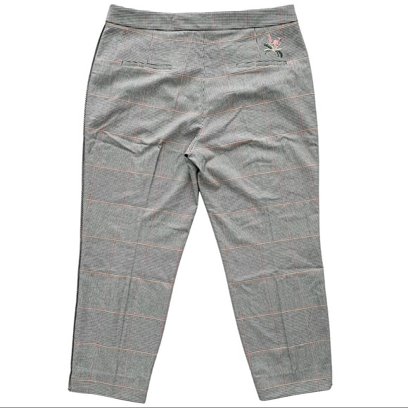 Ted Baker DARCEYT Houndstooth Crop Trouser Pants - Picture 3 of 16